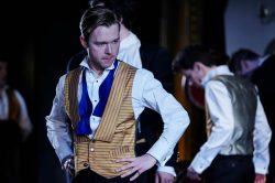 POSH by Laura Wade. Designed by E.M. Parry. Dir. Susannah Tresillian. Nottingham Playhouse & Salisbury Playhouse, 2015.