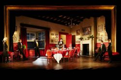 POSH by Laura Wade. Designed by E.M. Parry. Dir. Susannah Tresillian. Nottingham Playhouse & Salisbury Playhouse, 2015.