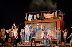 BELONGINGS by Lewis Murphy and Laura Attridge, Glyndebourne, Youth Opera Co. Set and costume design E.M. Parry, dir. Lucy Bradley.