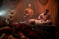 TRANSLYRIA after William Shakespeare, adapted and devised by Frode Gjerløw and the company. Designed by E.M. Parry. Dir. Frode Gjerløw. Sogn og Fjordane Teater, Norway, 2018.