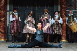 Stacey Abalogun in AS YOU LIKE IT, Shakespeare's Globe, 2019. Designed by E.M. Parry. Directed by Federal Holmes and Elle While. Photography by Helen Murray.