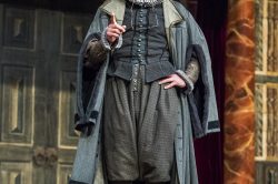 Richard Katz in HAMLET by William Shakespeare @ Shakespeare's Globe. Designed by E.M. Parry. Directed by Federay Holmes and Elle While. Photo ©Tristram Kenton