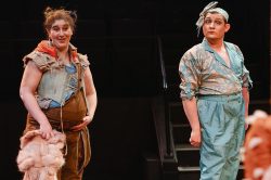 AS YOU LIKE IT by William Shakespeare. Northern Broadsides / New Vic Newcastle-Under-Lyme co-production, touring 2022. Set and costume design E.M. Parry. Directed by Laurie Sansom.