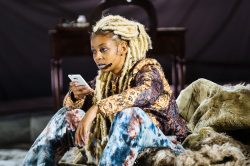 Tamaira Hesson in The Gretchen Question by Max Barton & Melly Still. Master Shipwright's House. Designed by E.M. Parry. Dir. Melly Still. Photo: Helen Murray